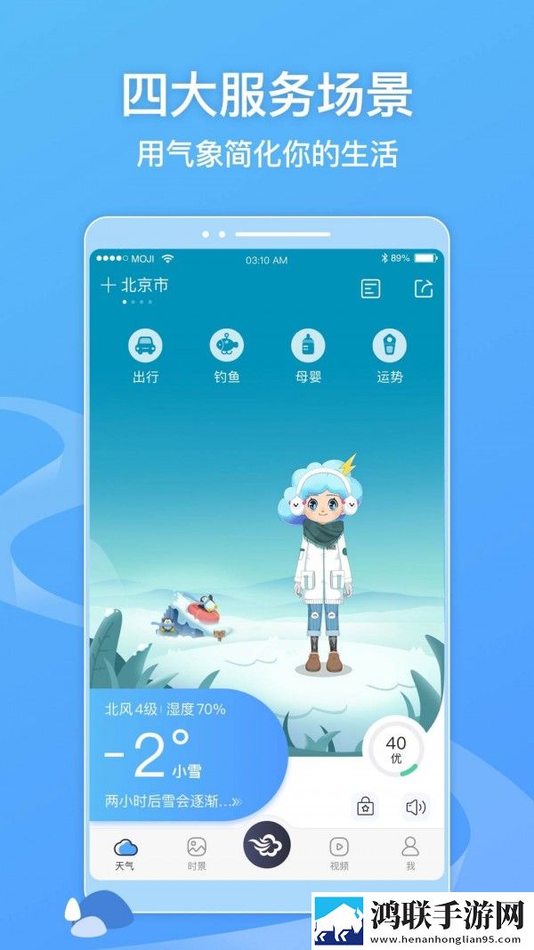 蓝色天气