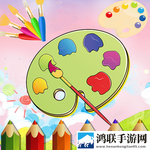儿童宝贝爱画画