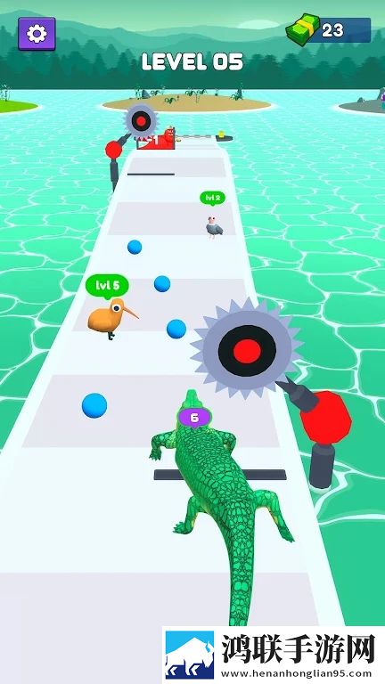 鳄鱼怪物攻击跑(Monster Alligator Attack)