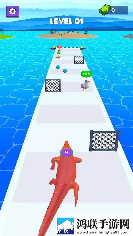 鳄鱼怪物攻击跑(Monster Alligator Attack)