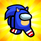 蓝色刺猬赛跑运动员短跑(bleu hedgehog Runner Dash)
