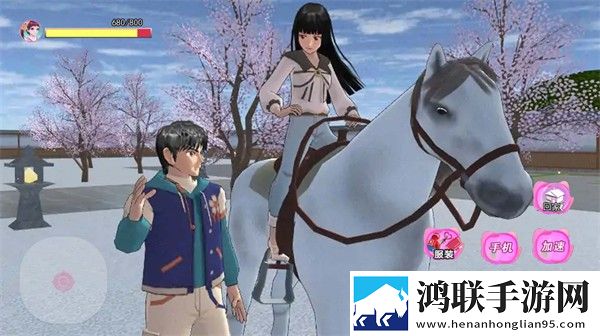 樱花梦幻校园女孩