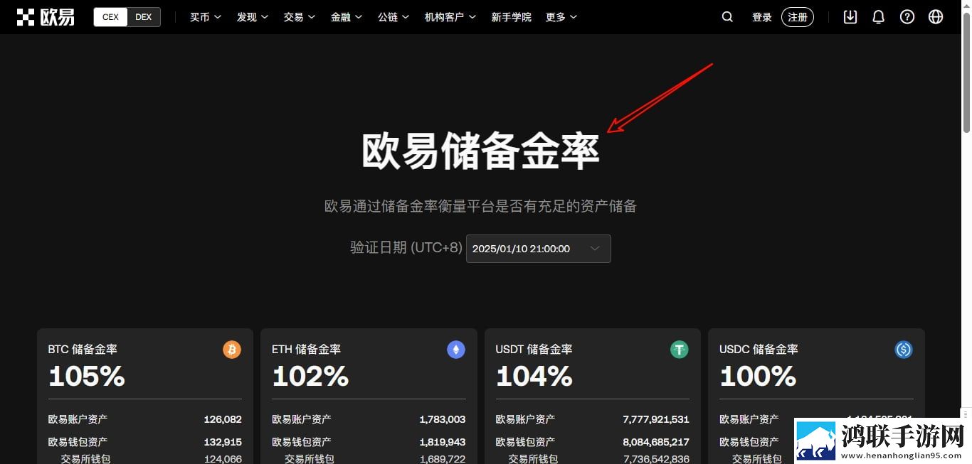 欧易OKX储备金
