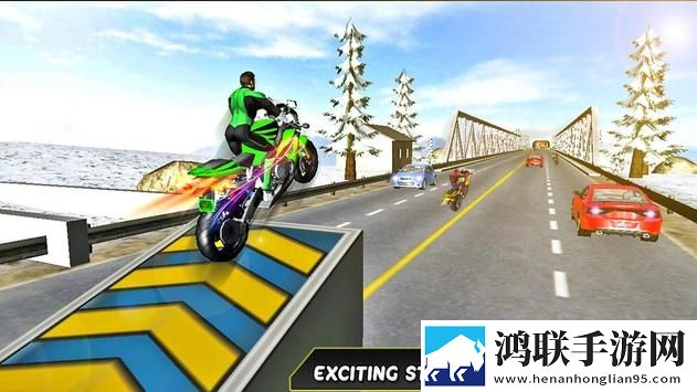 超级3D公路自行车特技(Super 3D Highway Bike Stunt)